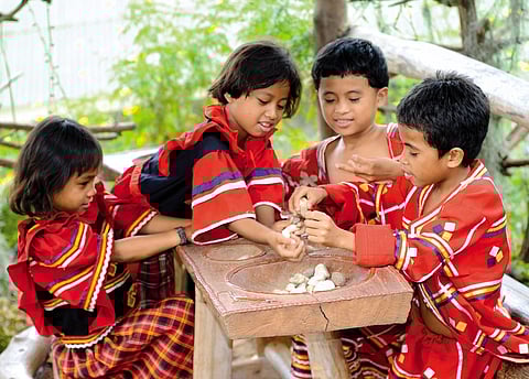 Children at Malasag Eco-tourism village