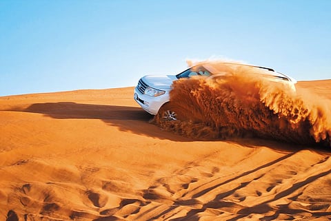 Go dune bashing