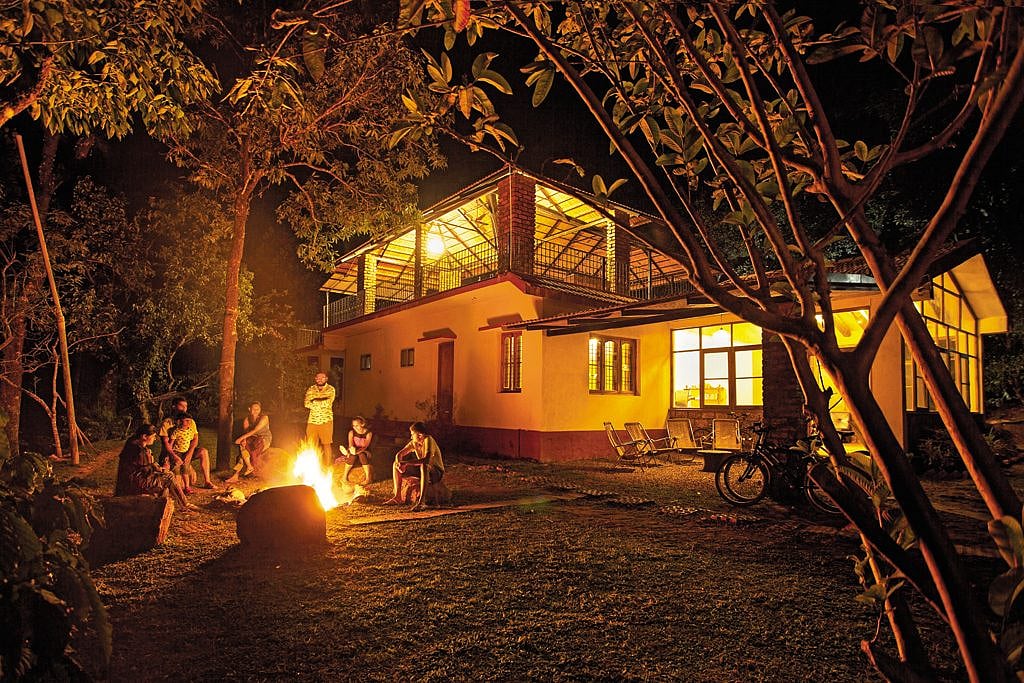 Bonfires warm up the atmosphere at nights