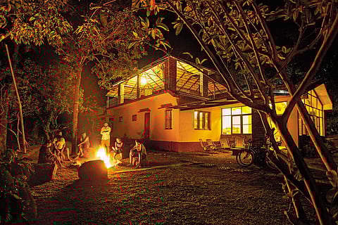 Bonfires warm up the atmosphere at nights