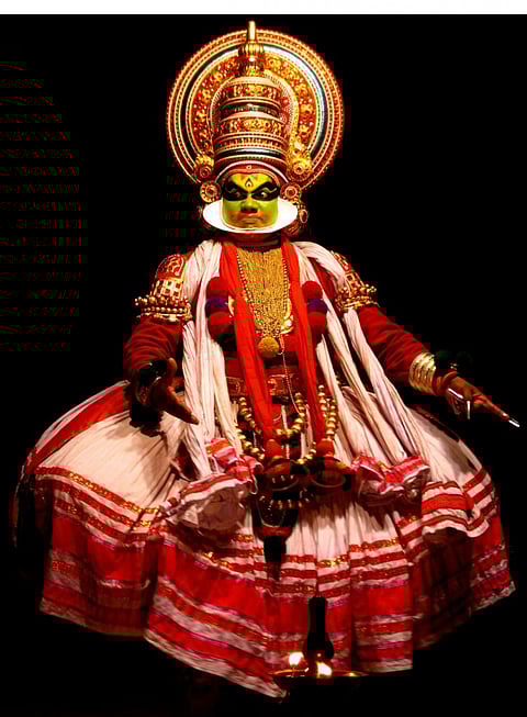 Kathakali, the best known of Keralas performing arts,