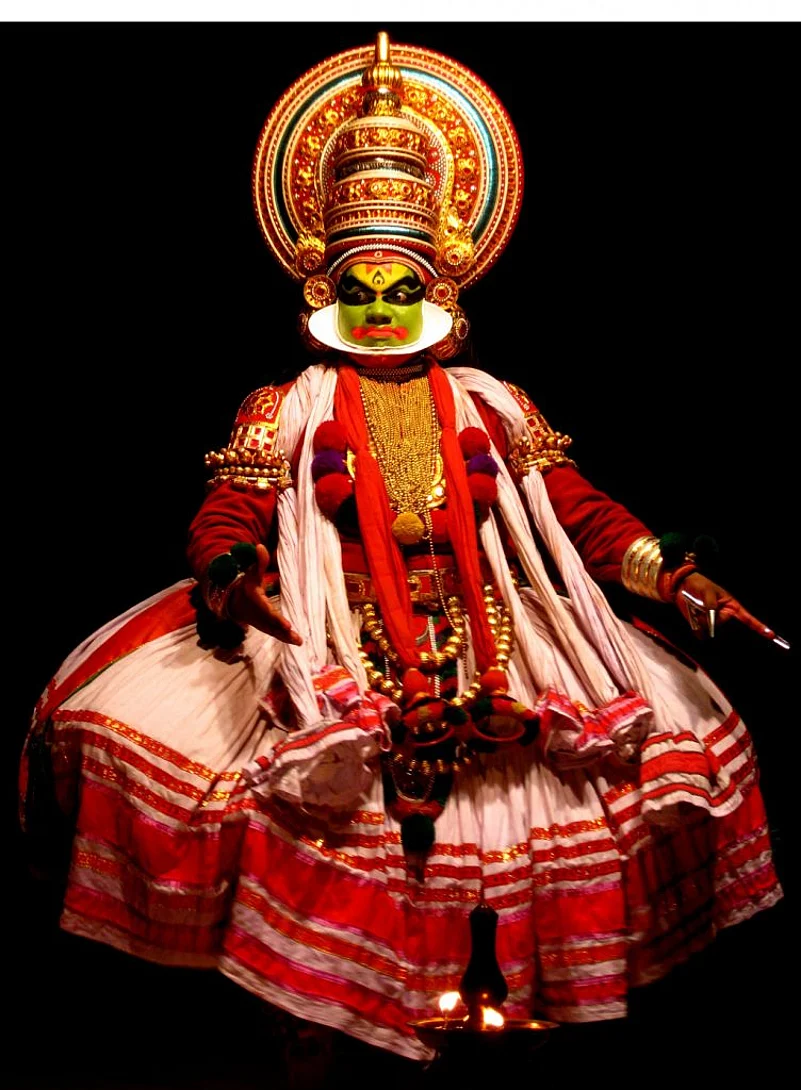 Kathakali, the best known of Keralas performing arts,
