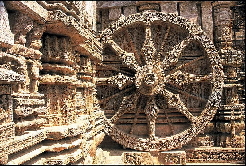 The majestic Sun Temple in Konark is a few hours drive from Puri