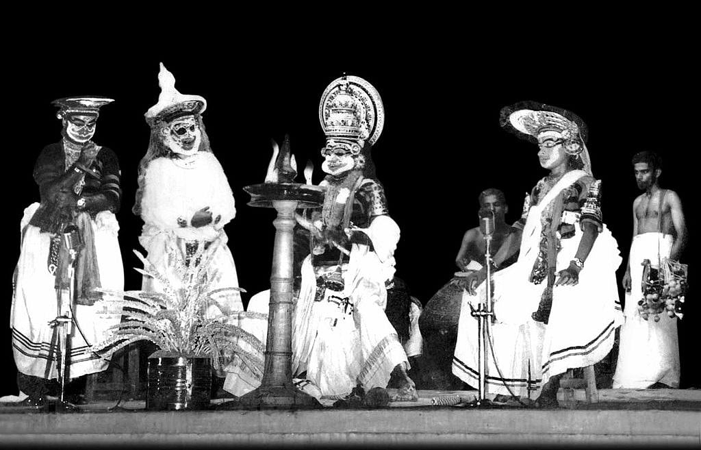 The first ever Kutiyattam performance outside Kerala- Madras (Chennai), 1962. 