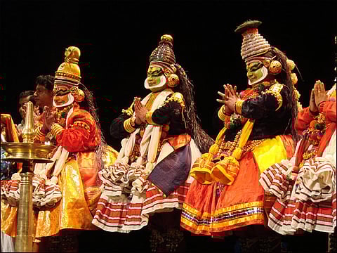Krishnattam, a cycle of eight plays about the life of Krishna