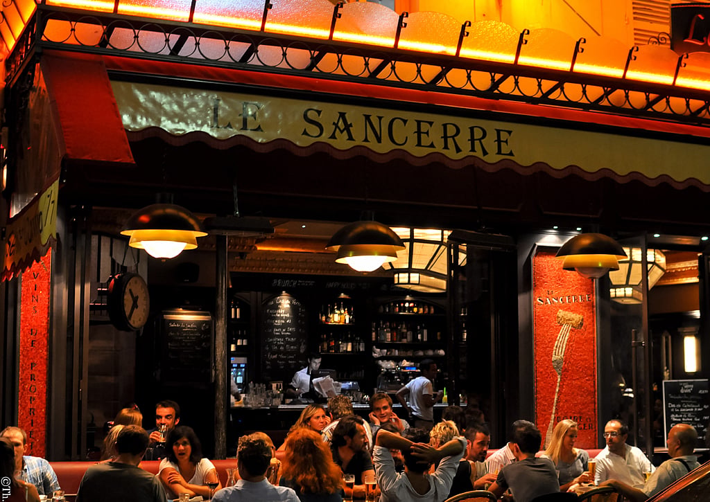Le Sancerre near the Eiffel Tower is an authentic wine bar that will give you a taste of local wines