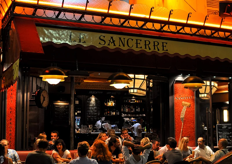 Le Sancerre near the Eiffel Tower is an authentic wine bar that will give you a taste of local wines