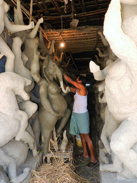 An artisan at work