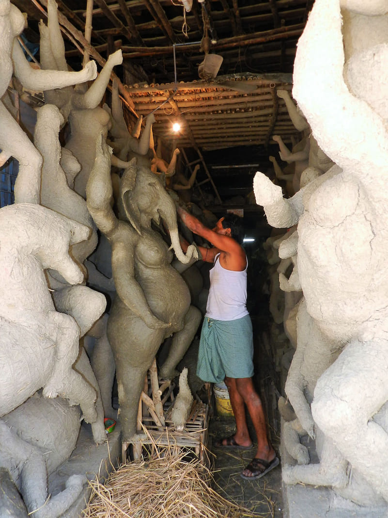 An artisan at work