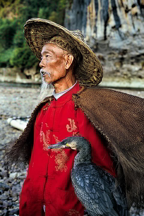 A Chinese fisherman