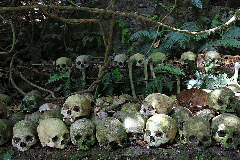 Boneyard at Trunyan village in Bali