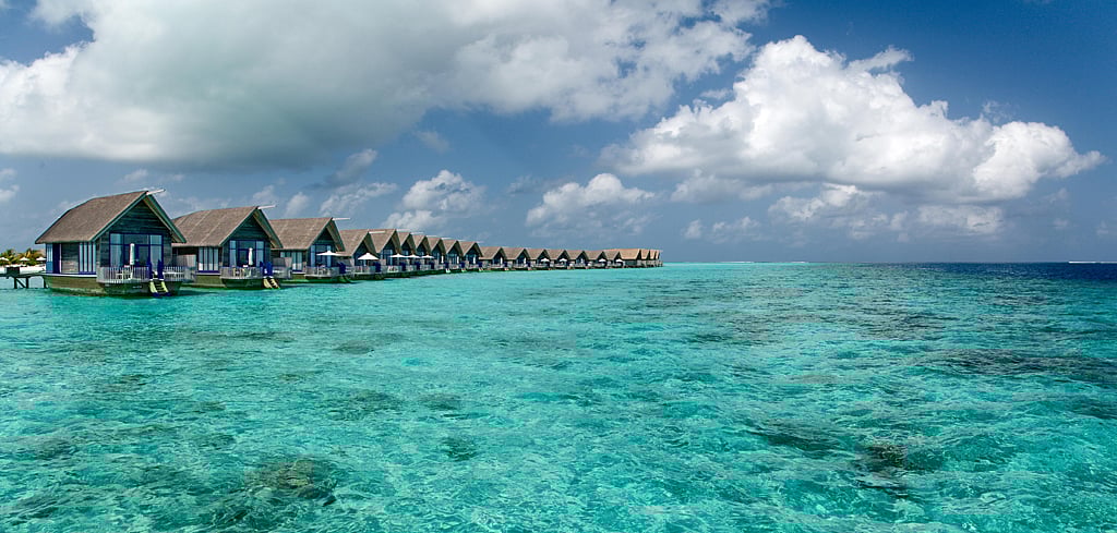 The blue waters, coral islands and virgin beaches are a hit among visitors to the Maldives