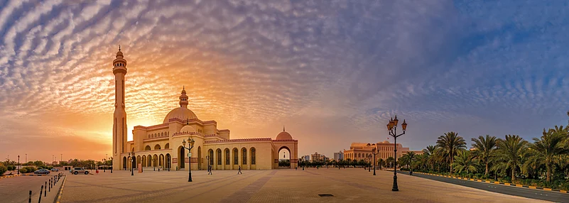 The Ahmed Al Fateh Mosque in Juffair can accommodate upto 7,000 worshippers