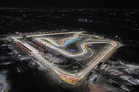 Floodlit Bahrain International Circuit