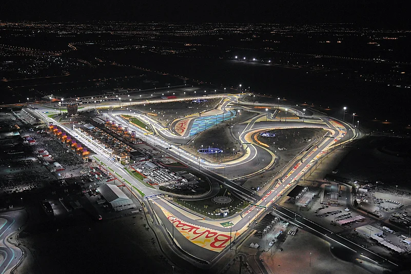Floodlit Bahrain International Circuit