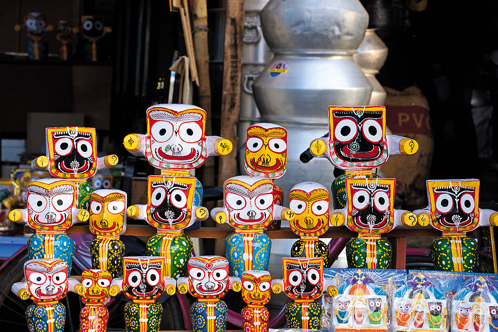 Wooden idols of Jagannath