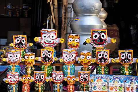Wooden idols of Jagannath
