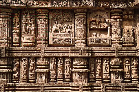 Carvings at Konark sun temple
