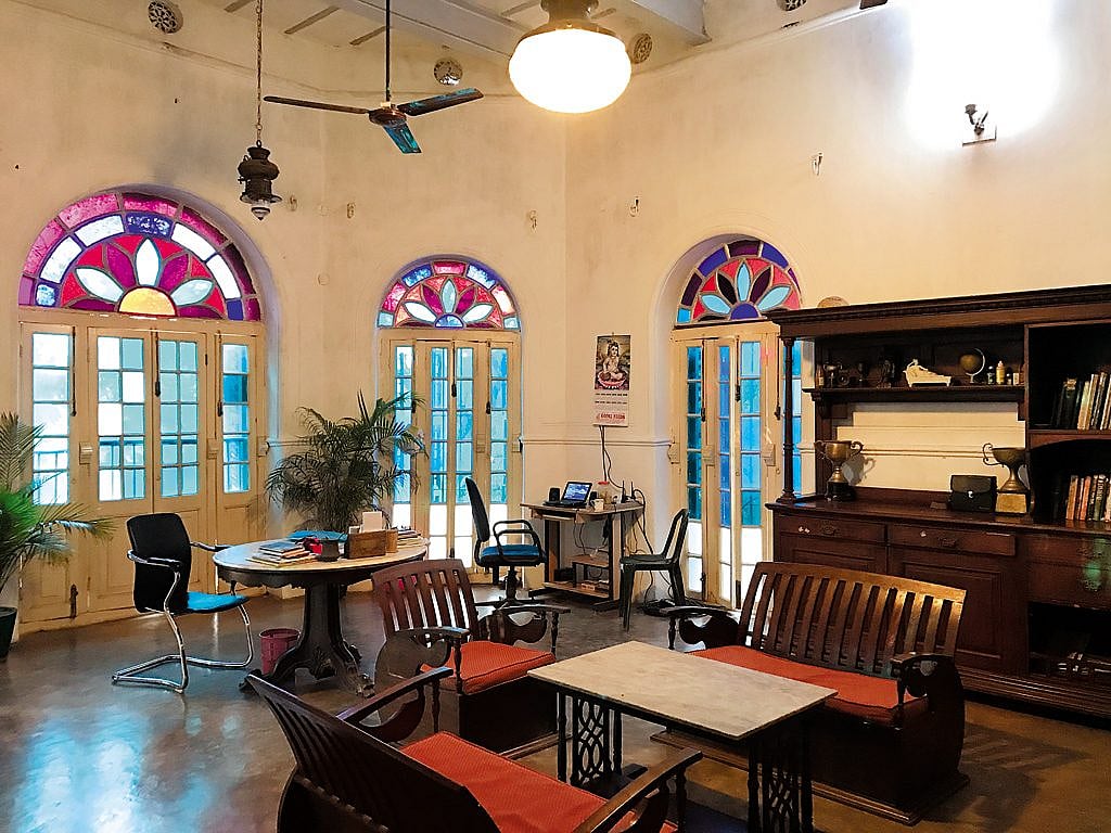 The interiors of Gajlaxmi Palace