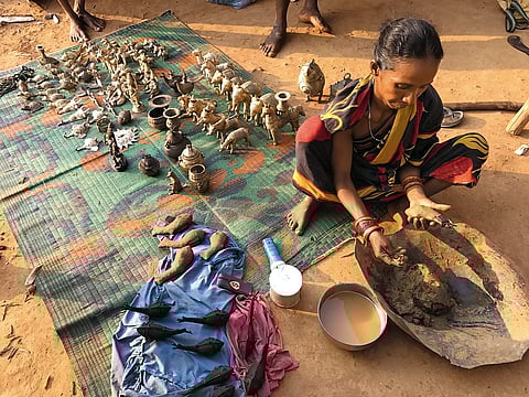 At the heart of Dokra art lies a unique metal casting technique that sets it apart from other art forms