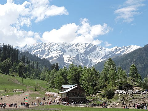 Solang Valley is a popular tourist attraction near Manali
