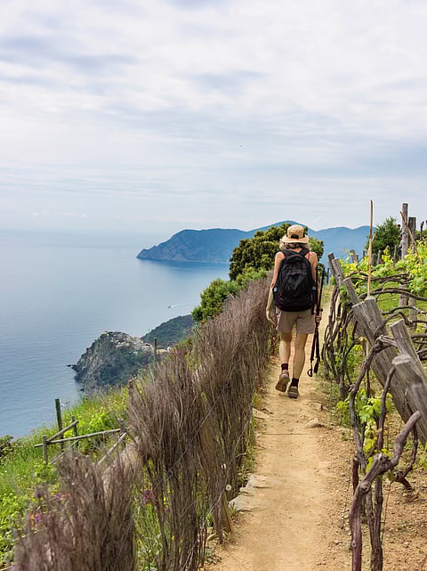 Hike across the cliffs for exquisite views