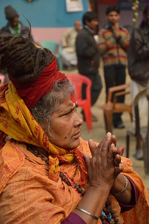 Pilgrims gather from all corners of the country at Gangasagar