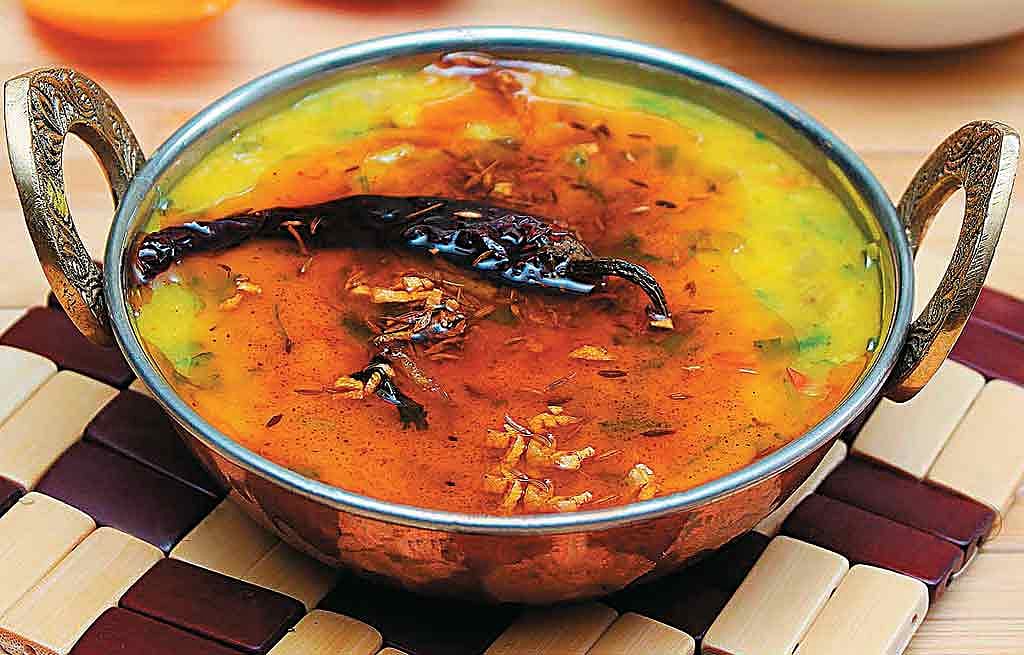 Gujarati vaghar is unique and quite dissimilar to the north Indian tadka