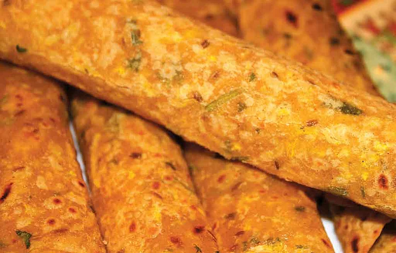 Theplas are a staple snack for Gujaratis