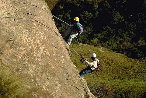 Go Abseiling from a Natural Wonder
