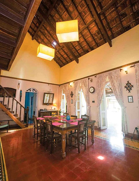 The dining room