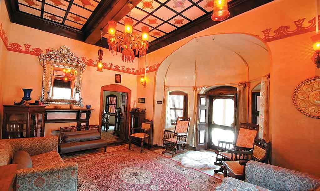 The grand interiors of the hotel