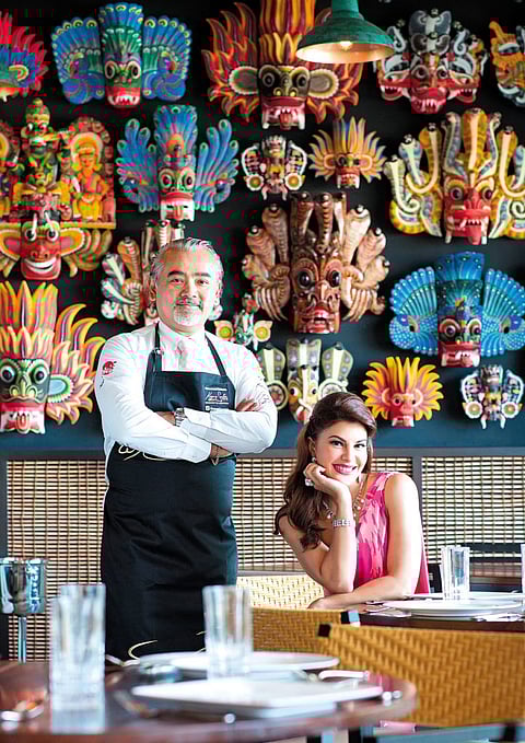 Chef Dharshan and Jacqueline Fernandes