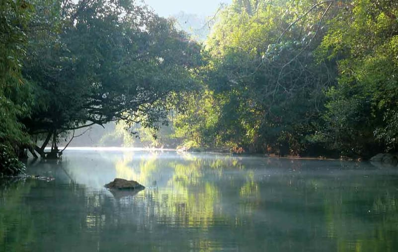 The river near Dewalokam