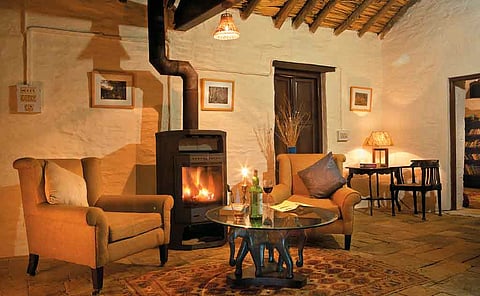 The sitting area
