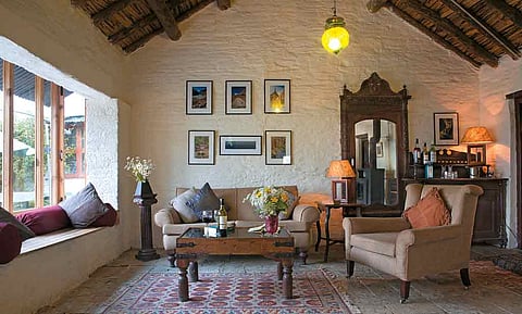A sitting area