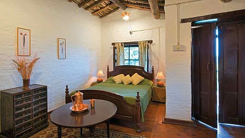 A bedroom at Sitla Estate
