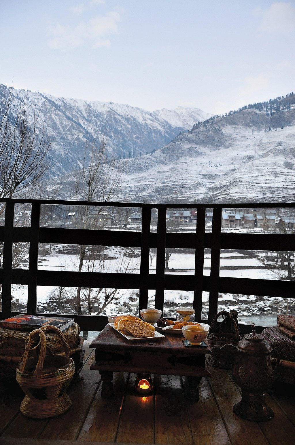 Enjoying a kahwa session with views