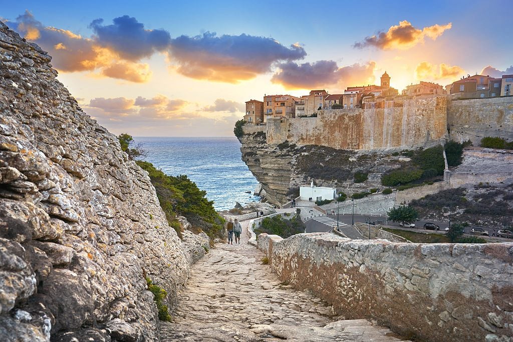Bonifacio in Corsica Islands France