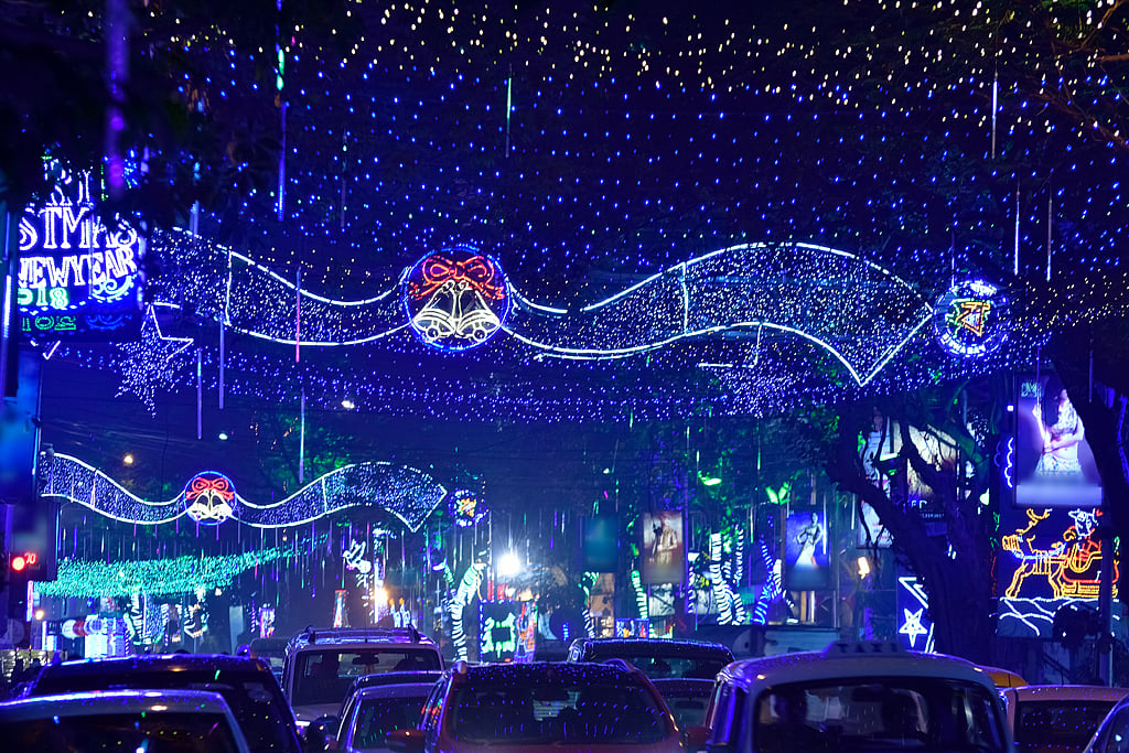 Christmas celebration at Park Street, Kolkata