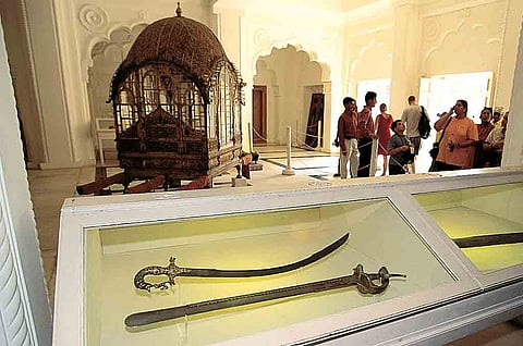 The museum with its prized collection of artefacts