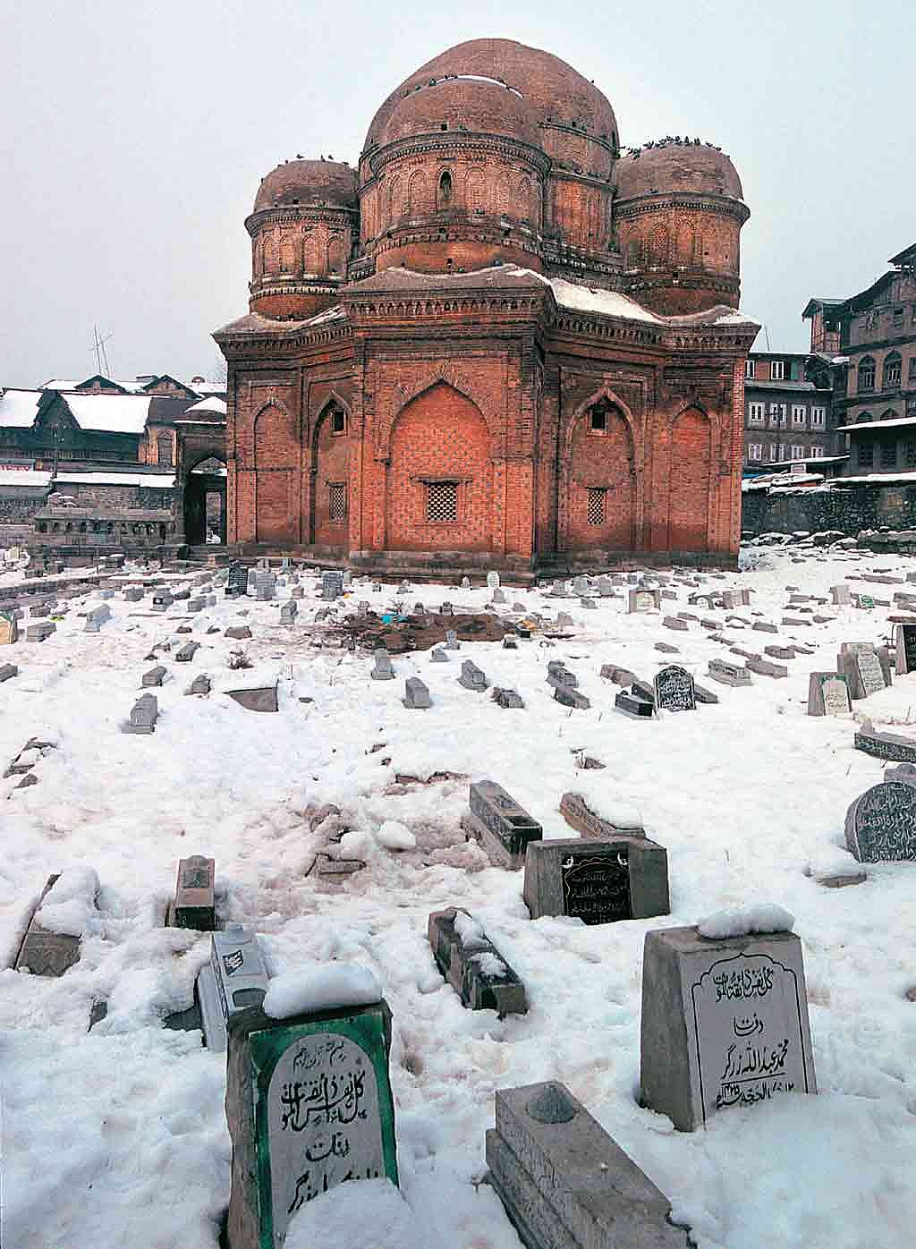 The tomb of the mother of Zain-ul-Abidin, the Sultan of Kashmir, famously called Budshah