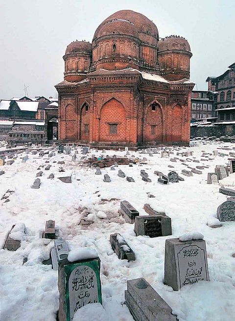 The tomb of the mother of Zain-ul-Abidin, the Sultan of Kashmir, famously called Budshah