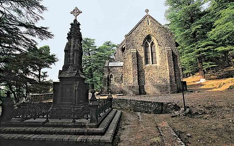 The Church of St John-in-the-Wilderness was built in 1852