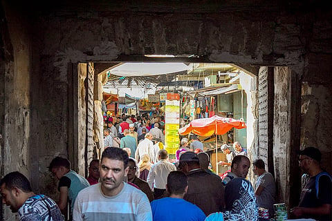 The bustling streets of Tunisia