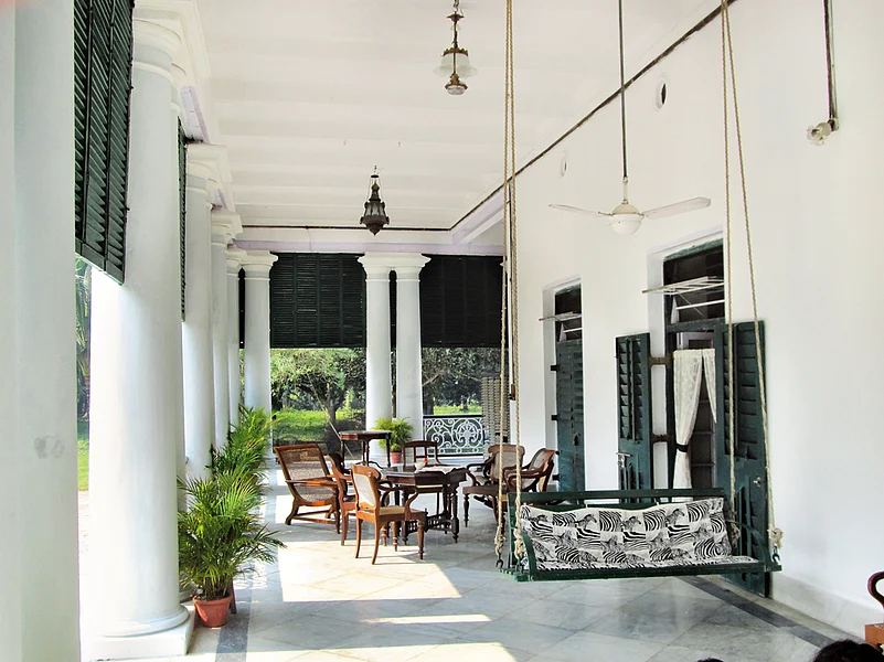 The cosy verandah