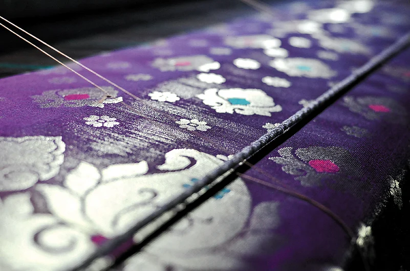 The exquisite Banarasi sari