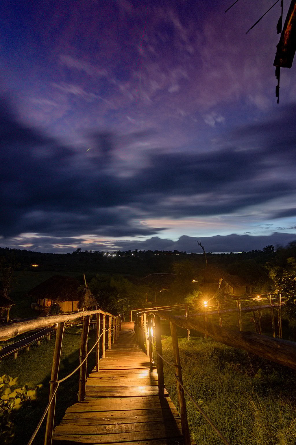 A bridge over the Kabini River at Nagarahole National Park