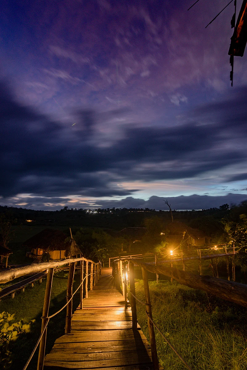 Bridge over the River Kabini at the Nagarahole National Park