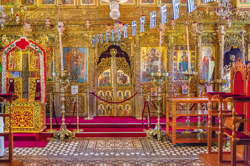 Altar of the Church of the Holy Cross Lefkara